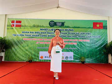 Thập cốc Nông Lâm tham gia sự kiện Nông Lâm - Food bank garden