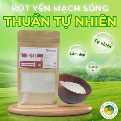 Bột Yến Mạch Sống Nguyên Chất Thuận Tự Nhiên - Thập Cốc Nông Lâm (Túi 1kg)