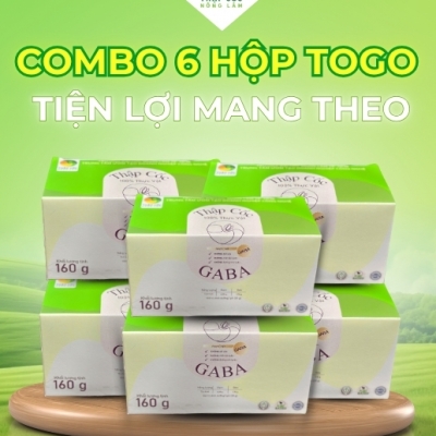 [Combo 6 Hộp  TO GO] Ngũ Cốc GABA TO GO Không Đường |  Tiện Lợi - Thập Cốc Nông Lâm (6 x 160g)