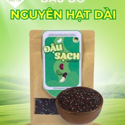Đậu Đỏ Nguyên Hạt Hạt Dài Thuần Chủng Thuận Tự Nhiên - Thập Cốc Nông Lâm (Túi 1kg)