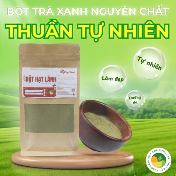 Bột Trà Xanh Nguyên Chất Thuận Tự Nhiên - Thập Cốc Nông Lâm (Túi 100g)