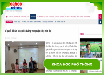 BÍ QUYẾT ĐỂ CÂN BẰNG DINH DƯỠNG TRONG CUỘC SỐNG HIỆN ĐẠI