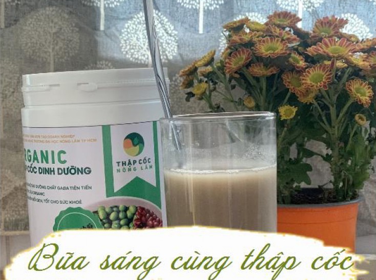 Bữa sáng đơn giản cùng bột thập cốc